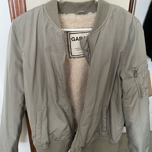 Garage Sherpa bomber jacket
